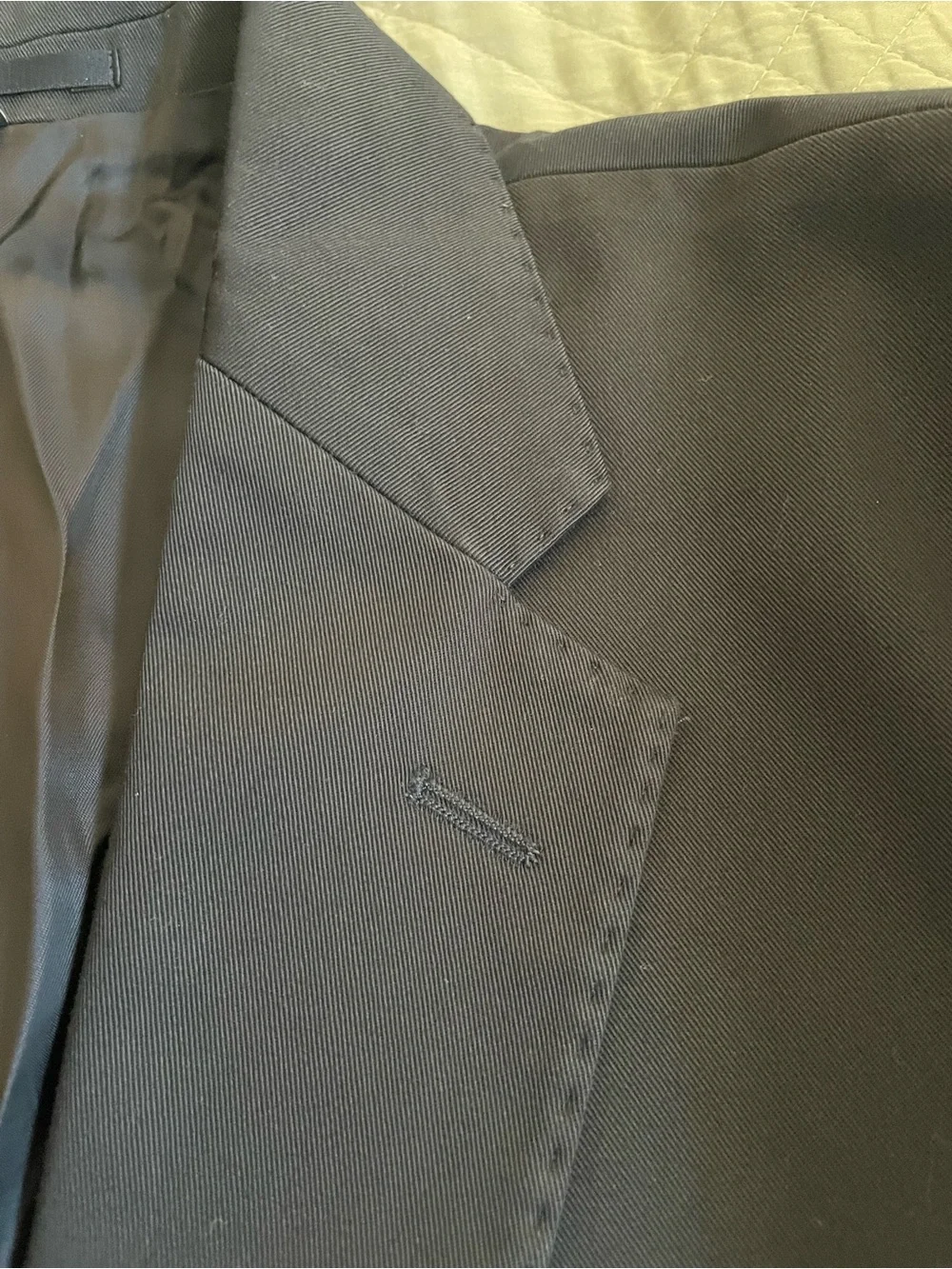 J. CREW Ludlow Slim-fit suit jacket in Japanese cotton chino Navy 40R $398 CQ521